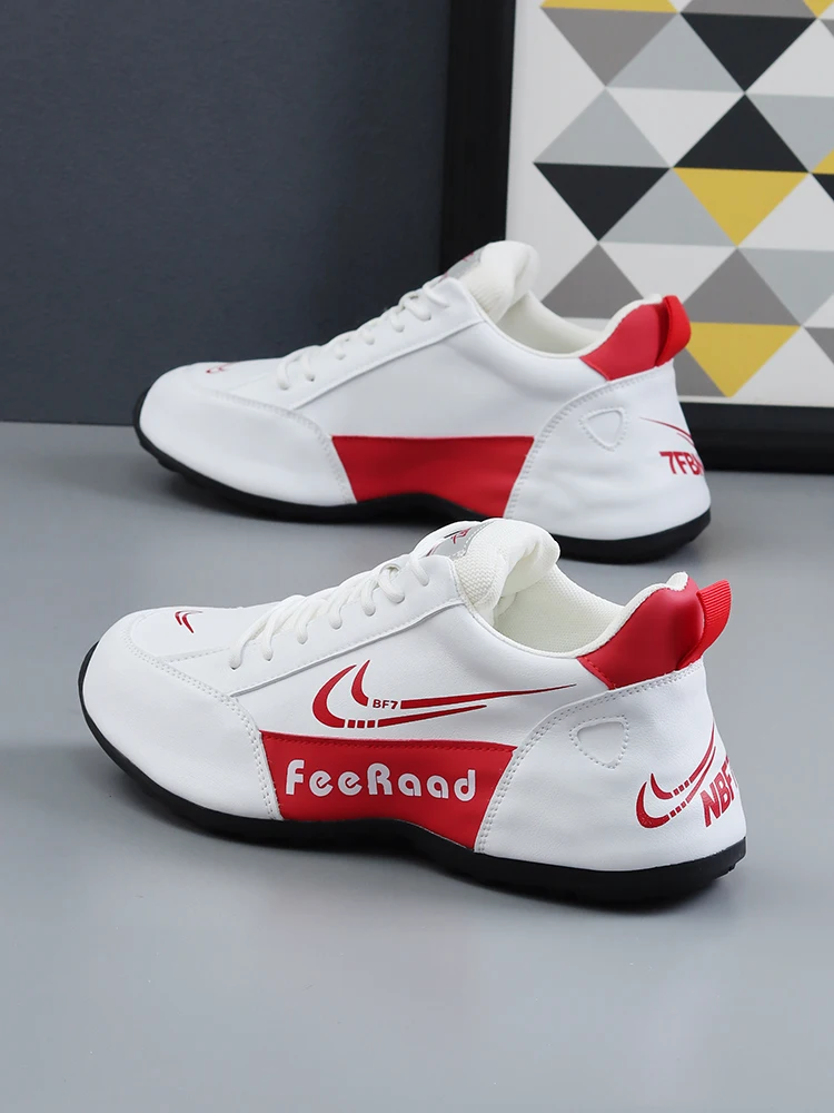 Genuine Leather Men's Shoes Autumn New Trendy Casual Sneaker Soft Bottom Running Lightweight All-Matching...