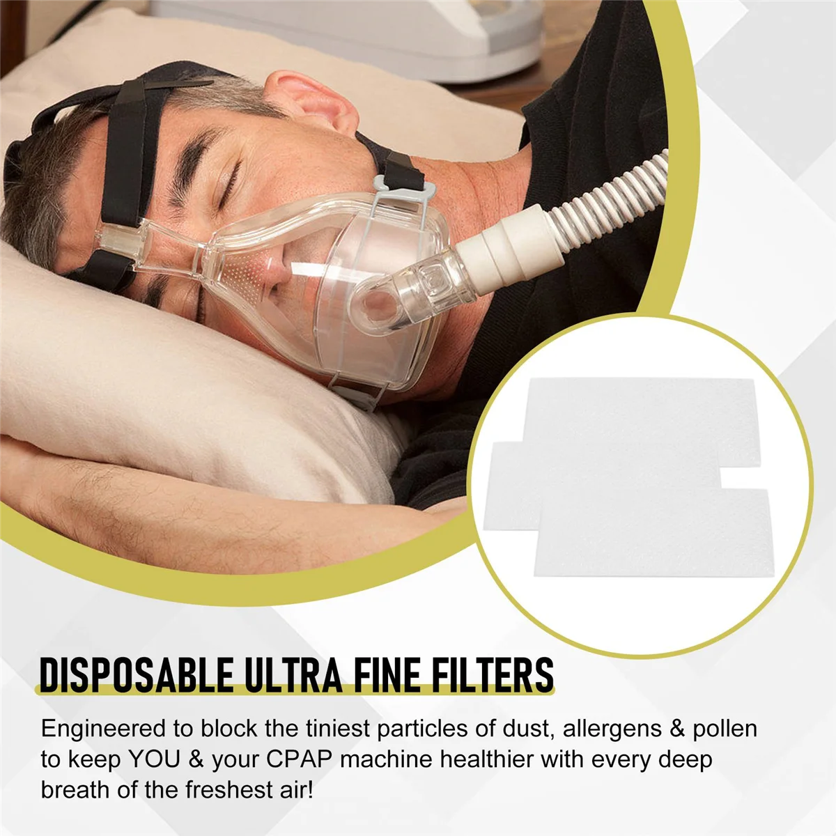 Универсальные сменные фильтры для ResMed AirSense 10 AirCurve10 S9