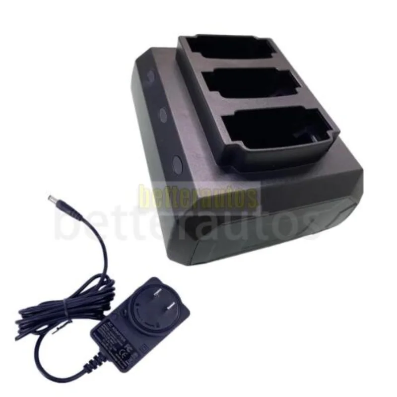 Battery Charging Cradle 3-Slot With Adapter For Zebra MC9300 MC930B (no battery)