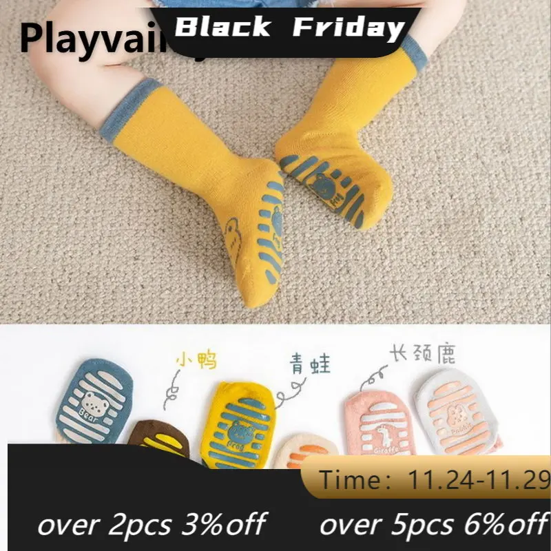 

Socks Baby Boys Girls Socks Silica Gel Non Slip Socks Cotton Stocks Children Cartoon Toddler Socks Unisex Socks E006