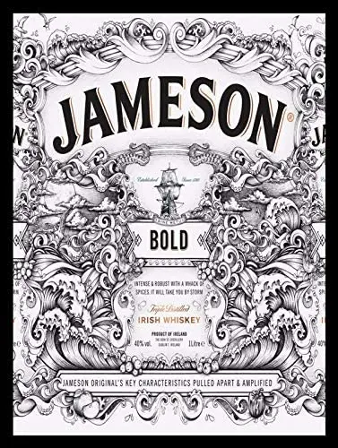 Jameson виски металлический жестяной знак Ретро путешествия гараж Ресторан |