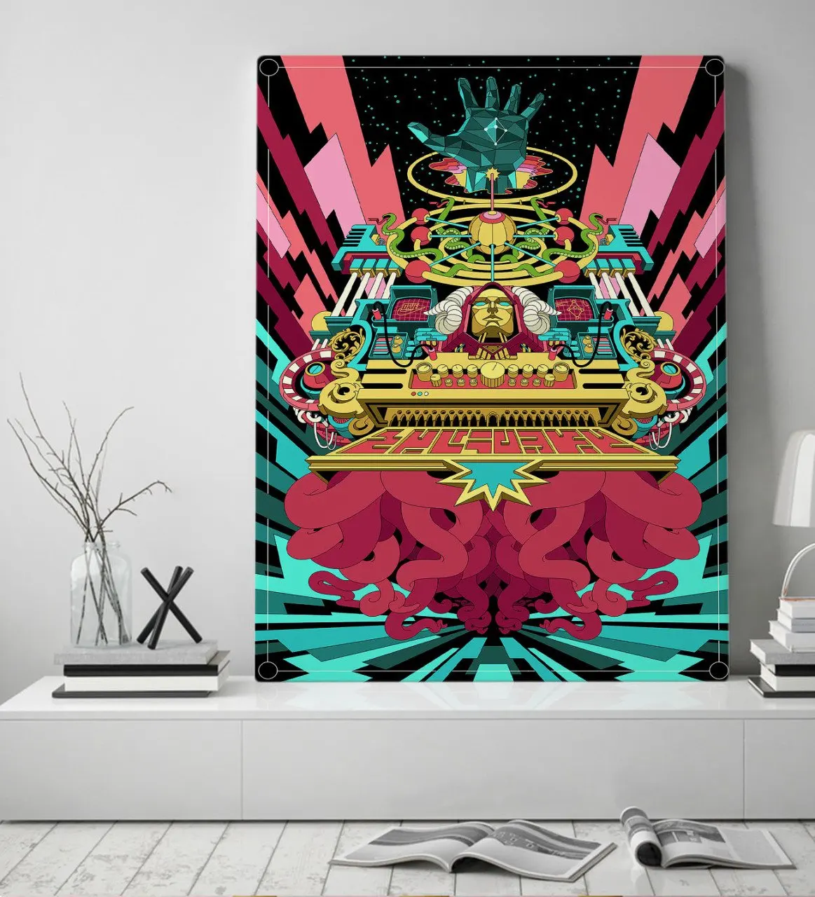 

BK Gift Modern Abstract Design Canvas Table 50x70cm-2