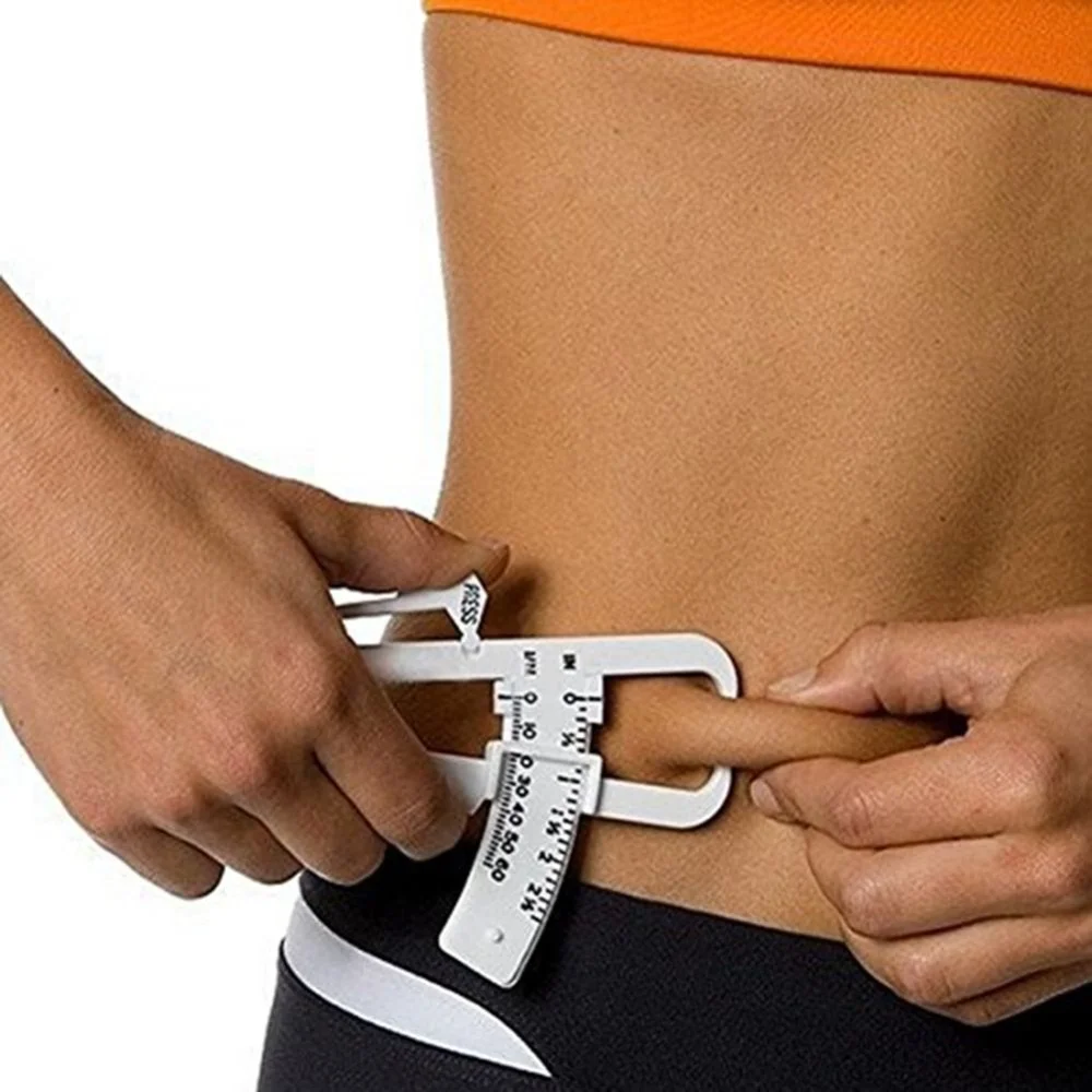 

1PCS Crossfit Body Fat Loss Tester Calculator Fitness Caliper Clip Measurement Slim Skin Fold Body Fat Chart Gym Equipment