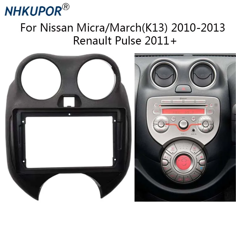 

Car Radio Fascia For Nissan Micra/March(K13) 2010-2013 Auto Stereo Multimedia Player Dashboard Panel Frame Kit Fitting Adapter