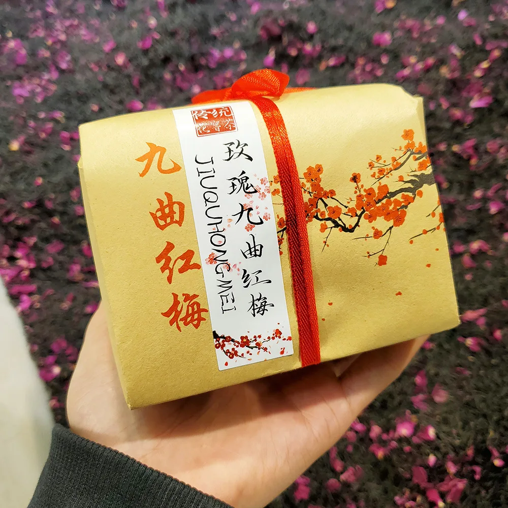 7A 2021 новый чай Jiuqu Hongmei Hangzhou Long-jing черный розовый для ухода за здоровьем похудения |