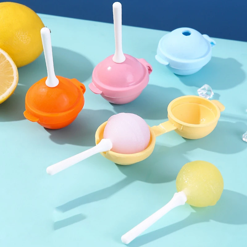 

Portable Silicone Ice Box Popsicle Mold Mini Ice Cream Maker Ice Mold Household Popsicle Ball DIY Mold Homemade Popsicle Tool