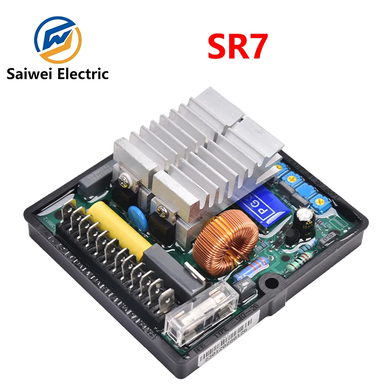 Фото Регулятор напряжения SR7 AVR для панели управления дизельным генератором, запчасти для генераторов переменного тока. №3
