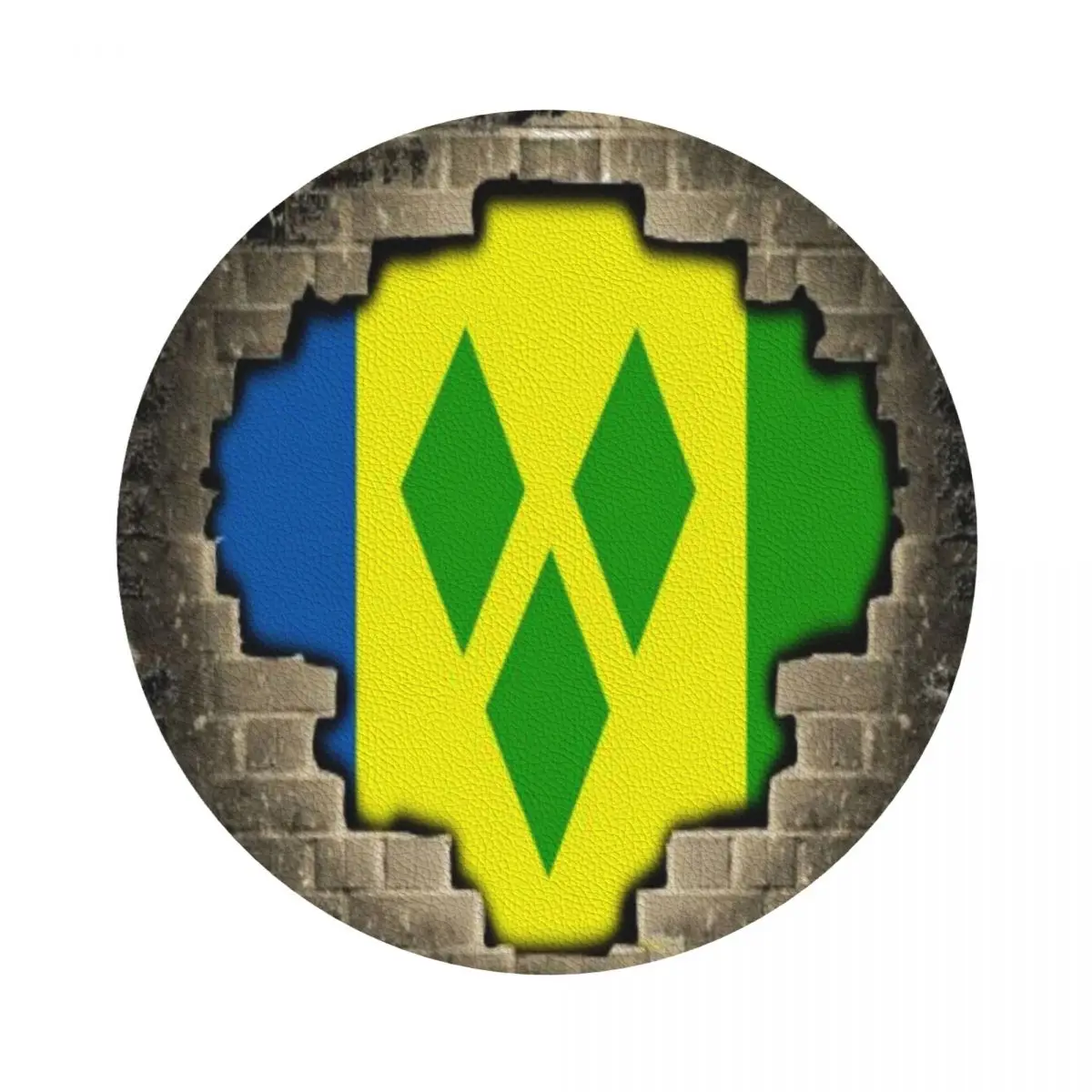 

Подставка под флаг святого Винсента и гренадина, кожаные подставки, четырехкомпонентные современные легкие в уходе кожаные подставки для офиса