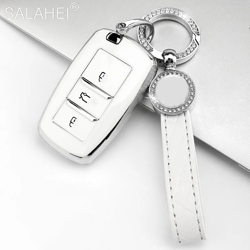 

TPU Car Remote Key Fob Case Cover For Changan cs75 Plus Eado cs55 Auchan cs35 cs85 cs15 Cx20 Cs1 Cv1 Alsvin V7 Raeton 2018 Cx70