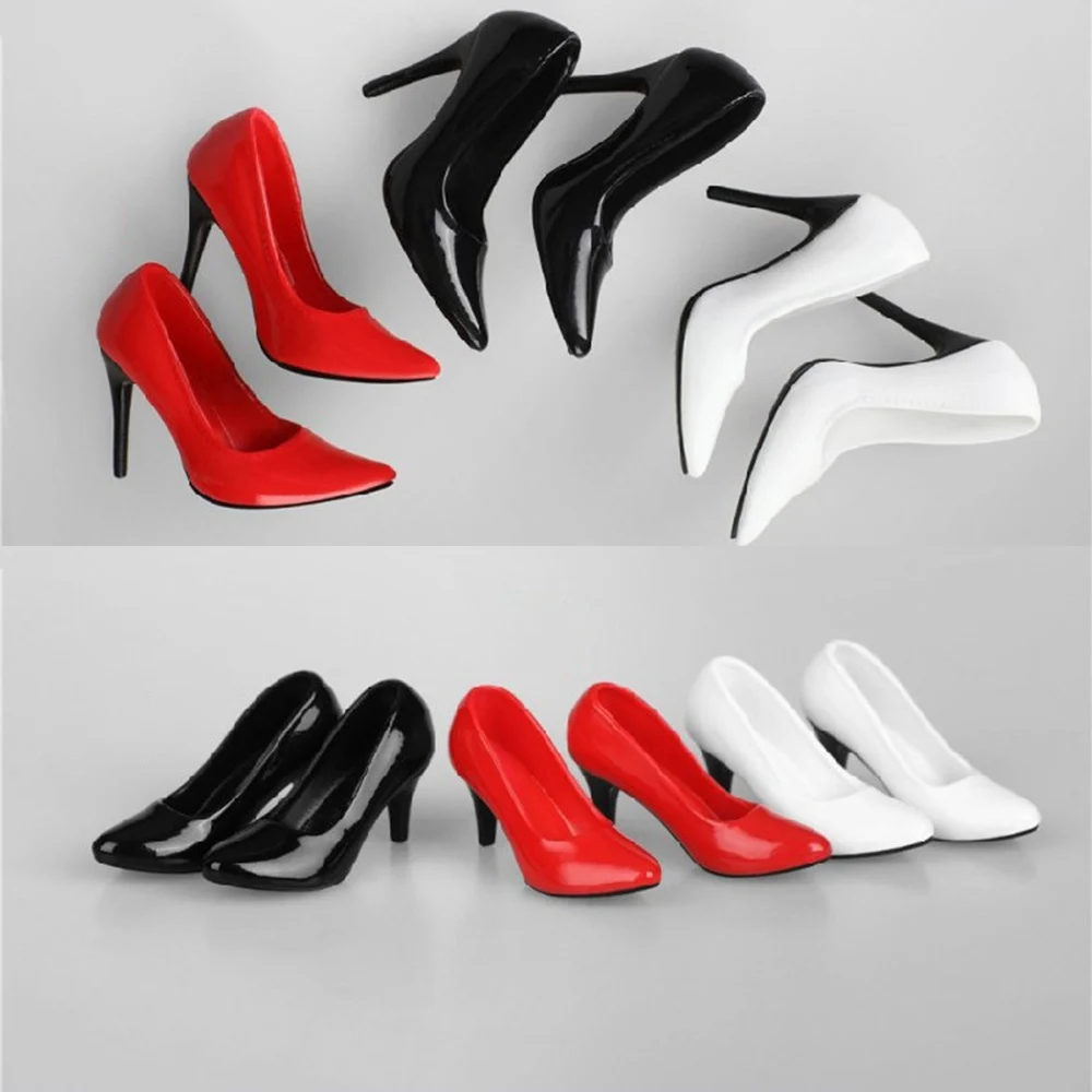 

TCT-012 TCT-013 1/6 Scale Thin High-heels OL Classic Formal Pointed Shoes Model Multicolor use for 12" Female Soldier Figure