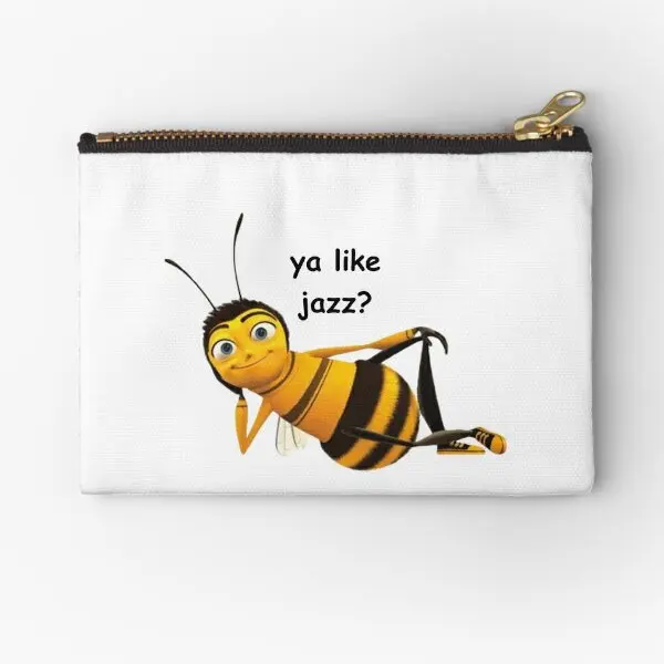 

Bee Movie Ya Like Jazz Zipper Pouches Panties Money Women Bag Packaging Men Key Socks Storage Cosmetic Coin Wallet Pure Pocket