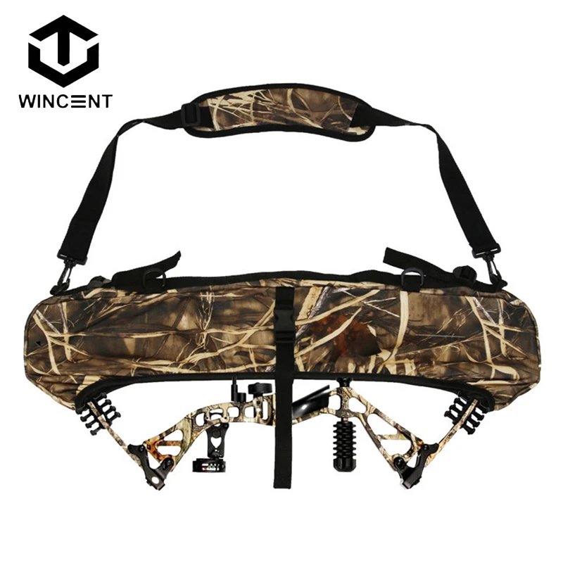 

Тактический чехол WINCENT для лука, камуфляжные Охотничьи аксессуары, водонепроницаемая флисовая ткань для лука и стрелы, защитная сумка-слинг
