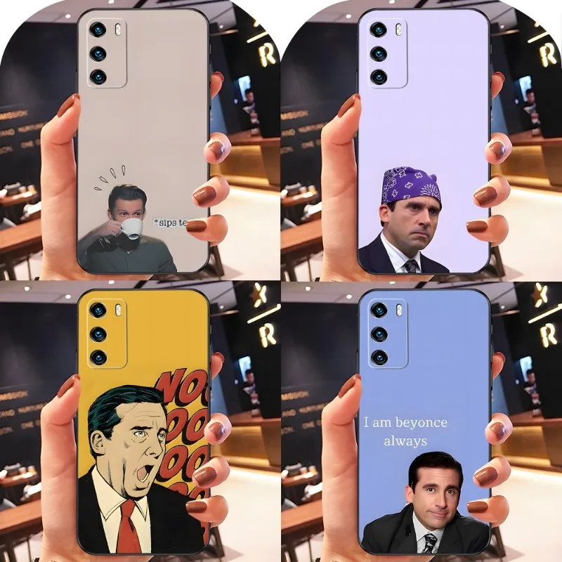

The Office Phone Case For Huawei Mate 10Pro 30 20 40 9 8 S 20X 5G 40E Plus Pro Nova 7i 7 Pro SE Desing Shell