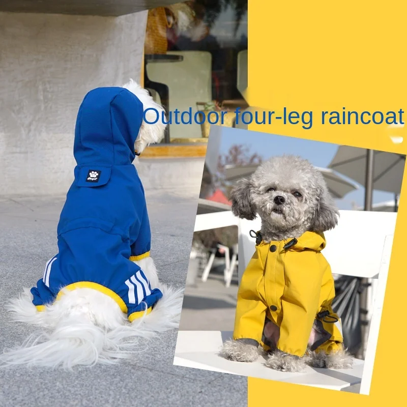 

Pet Raincoat Summer Dog Clothes Four-legged All-inclusive Breathable Pet Clothing Casual Outdoor Clothing Pet Clothes