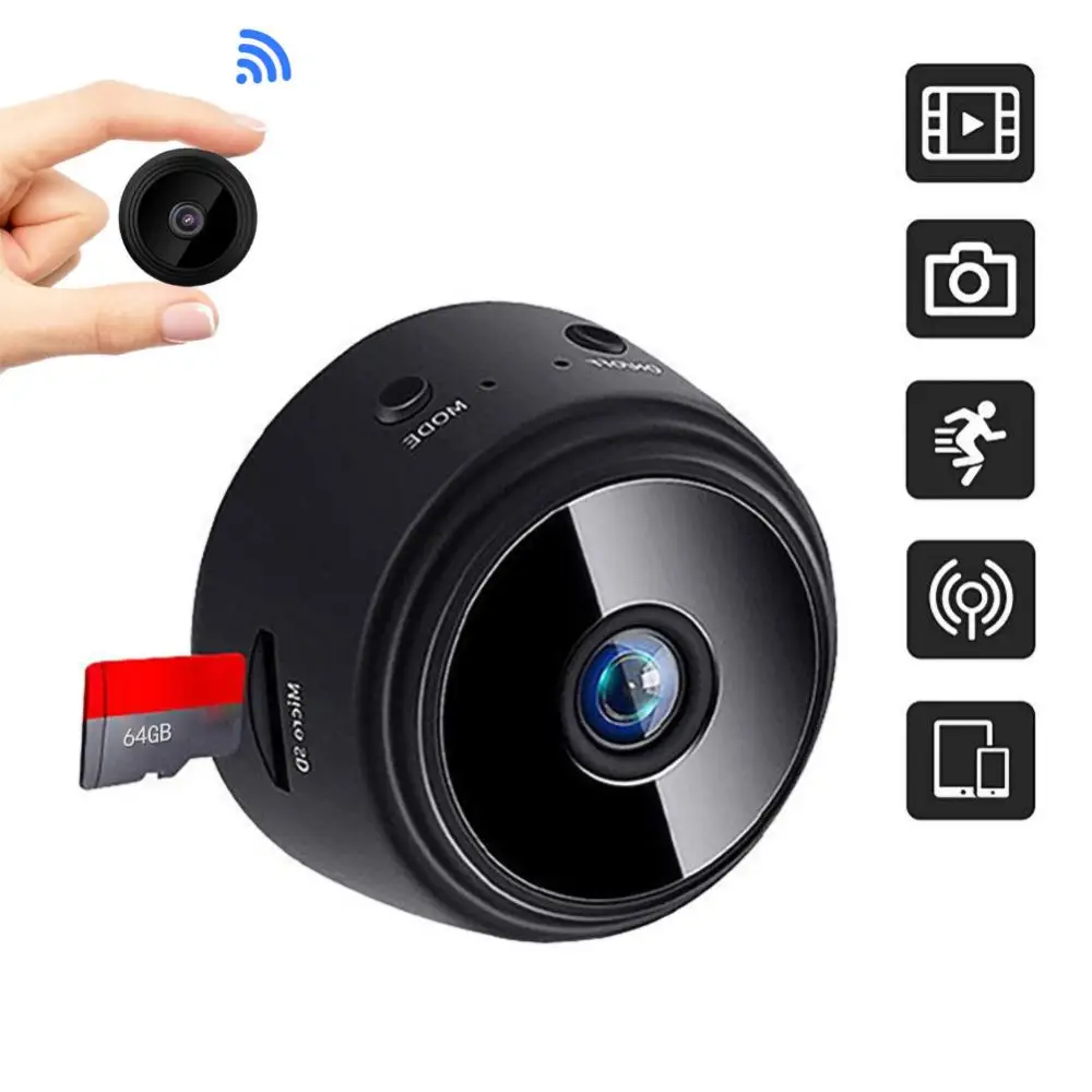 

Ip-камера видеонаблюдения с инфракрасным ночным видением, Wi-Fi