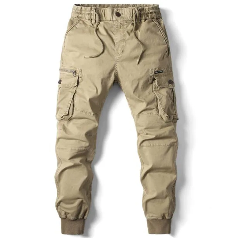

Брюки-карго мужские тактические, повседневные штаны с несколькими карманами, прямые Слаксы, длинные брюки, верхняя одежда