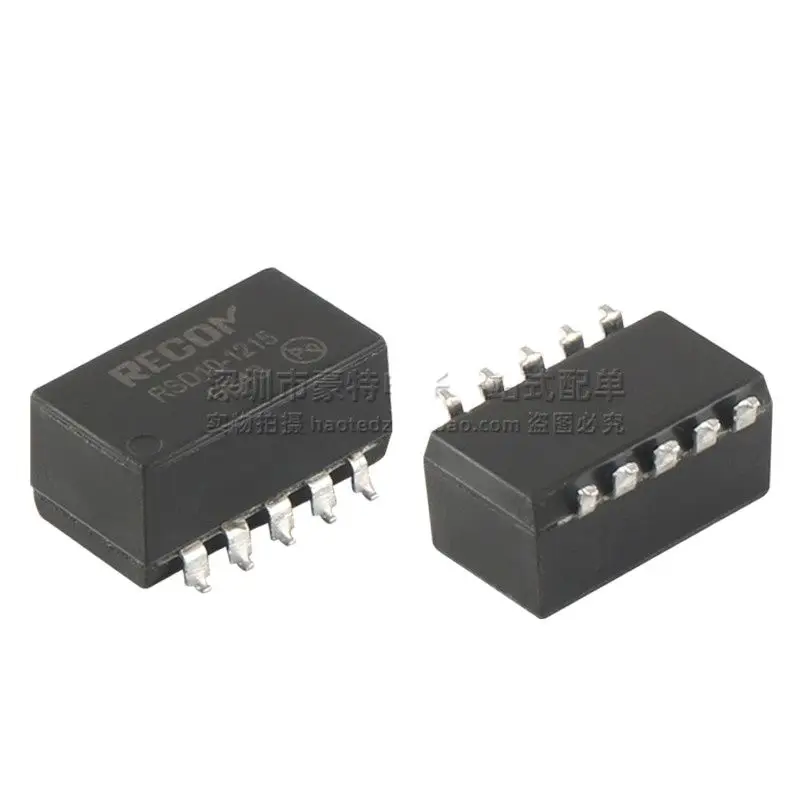 

2pcs/ RSD10-1215 DC-DC DC isolated power supply 1W 12V to positive and negative 15V boost microcontroller module