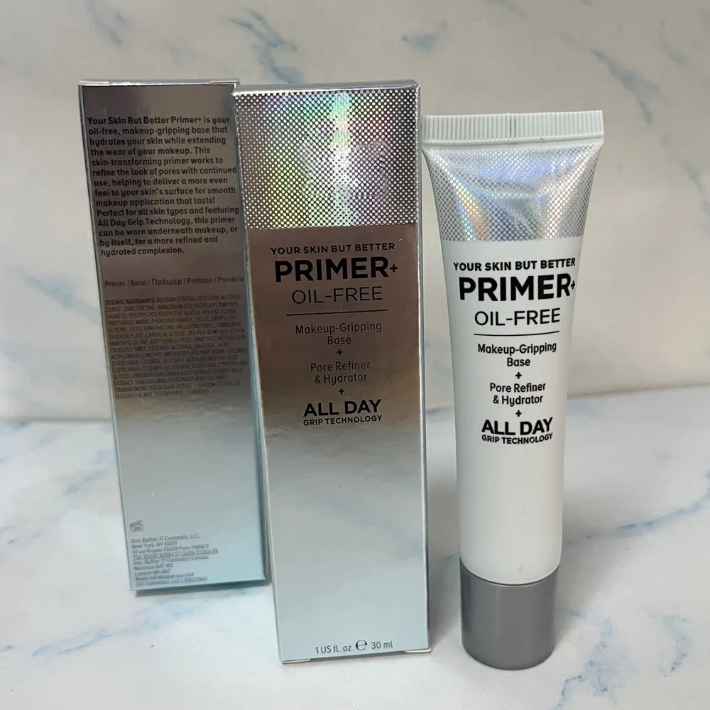 Facial Primer 30ML Your Skin But Better Primer Oil Free Makeup-Gripping Base + Pore Refiner Hydrator All Day Grip Technology