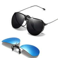 flip up clip on sunglasses men fishing womens 100 oversized polarized mirror silver car night vision driving shades