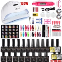 limegirl manicure set for nail set with uv led lamp gel nail polish set kit electric nail drill manicure sets nail tools kit