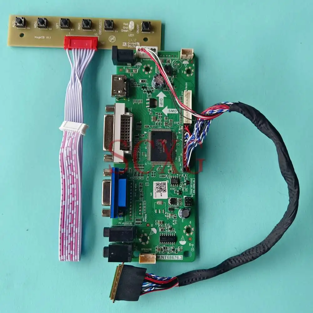 

DIY Kit For LP156WH3-TLS2 Screen LCD Controller Board DVI VGA HDMI-Compatible 1366*768 Laptops Panel 15.6" 60Hz 40 Pin LVDS