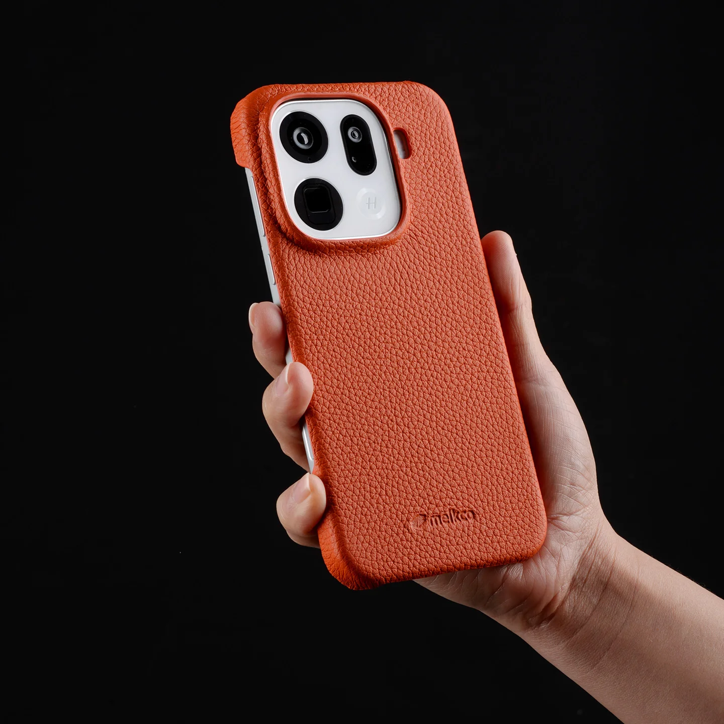 Фото Чехол Melkco из натуральной воловьей кожи для OPPO Find X9 Ultra Pro, премиум-класса, ручной работы, деловой защитный чехол-накладка из воловьей кожи №4