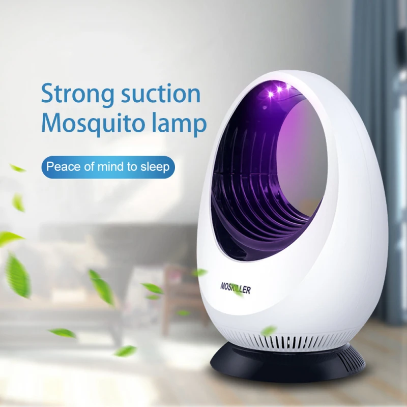 

Электронная СИД лампа-ловушка для насекомых, перезаряжаемая портативная беззвучная Usb-лампа с адаптером, фотокатализатором, противомоскитной лампой