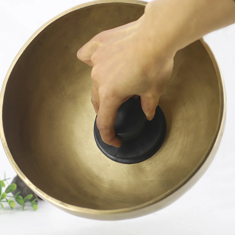 Sound Bowl Decoration Meditation Ring Cushion Tibetan Singing Bowls Set Accessory Lifting Handle Suction enlarge