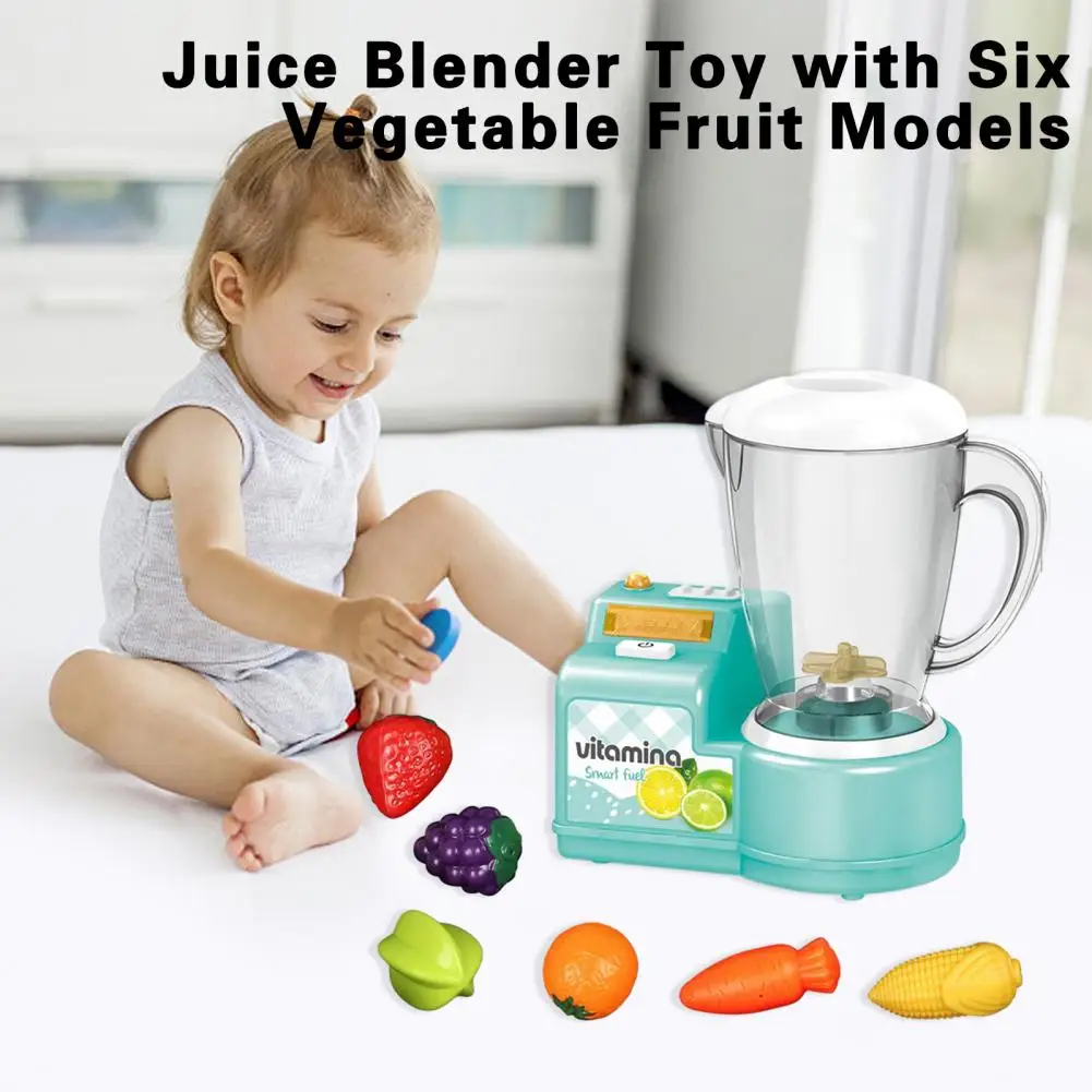 1 Set Juice Blender Toy Smooth Edge Play House Toy Safe Juic