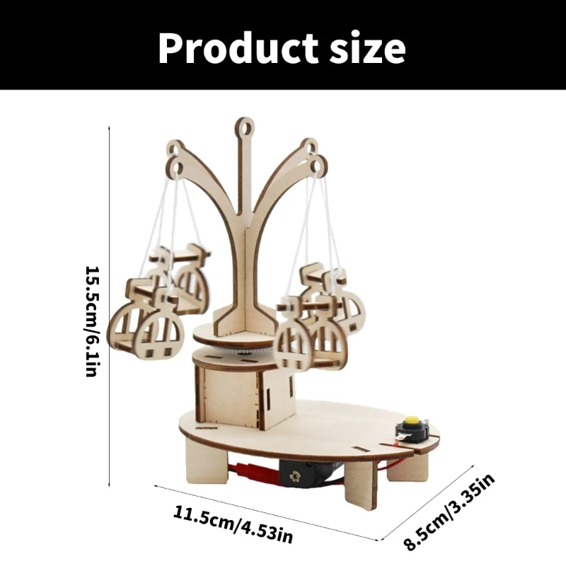 Набор 3D-пазлов &quotРуки на дереве&quot Вращающийся стул для поставок научных