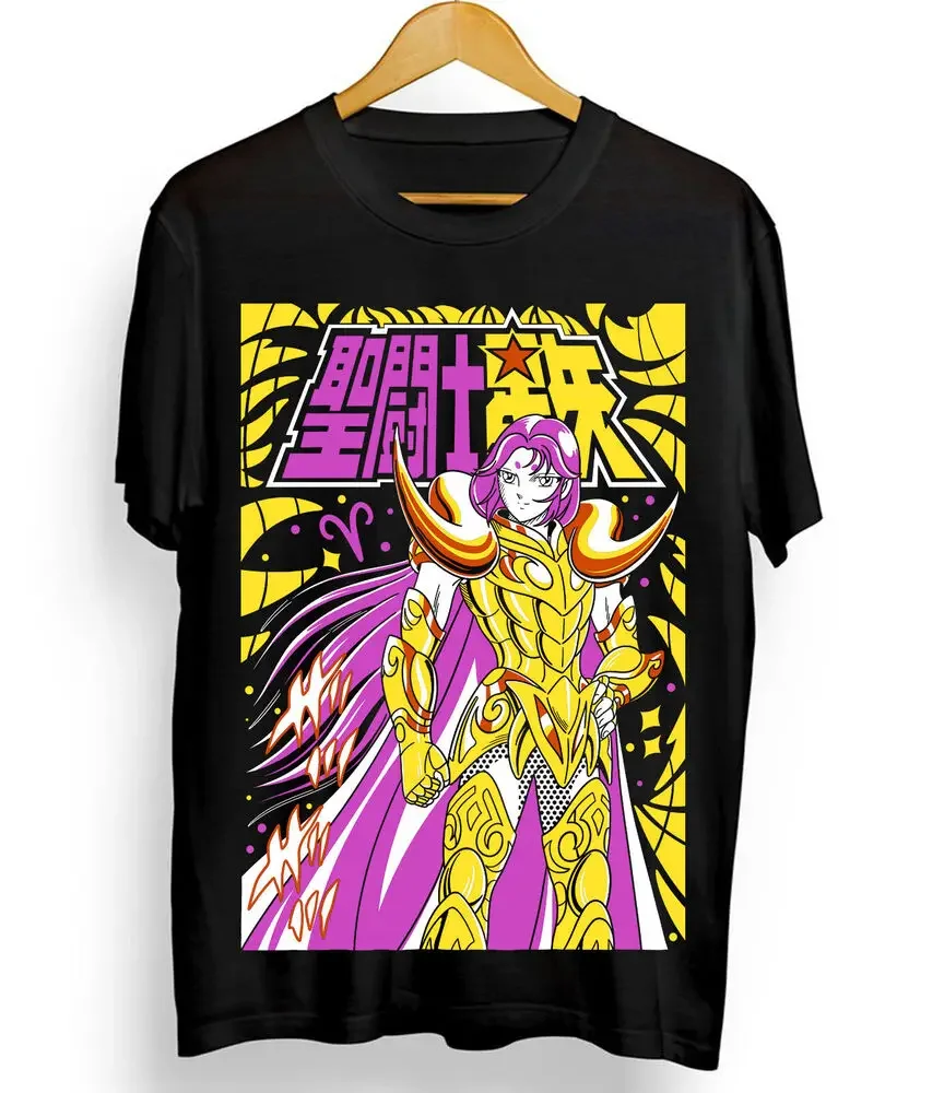 Фото Футболка Saint Seiya Mu Aries, аниме, серебряные святы, рубашка Mat миллиард, футболка всех размеров №2