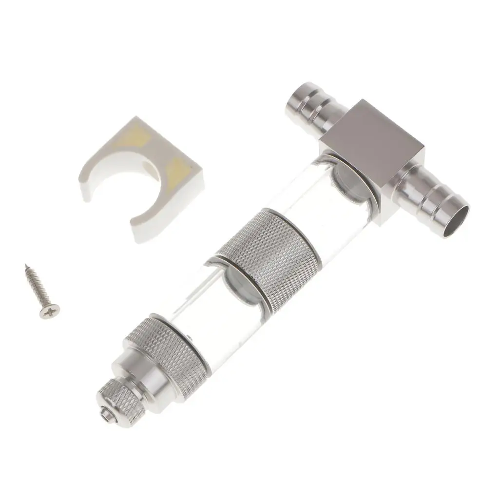 Встроенный диффузор Co2 счетчик пузырей аквариум с растениями высота 13 мм трубка