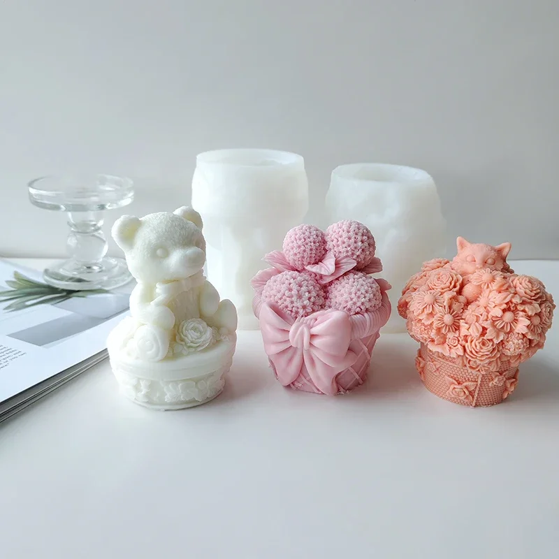 Восковая свеча из смолы гипсовые формы для рукоделия форма украшения