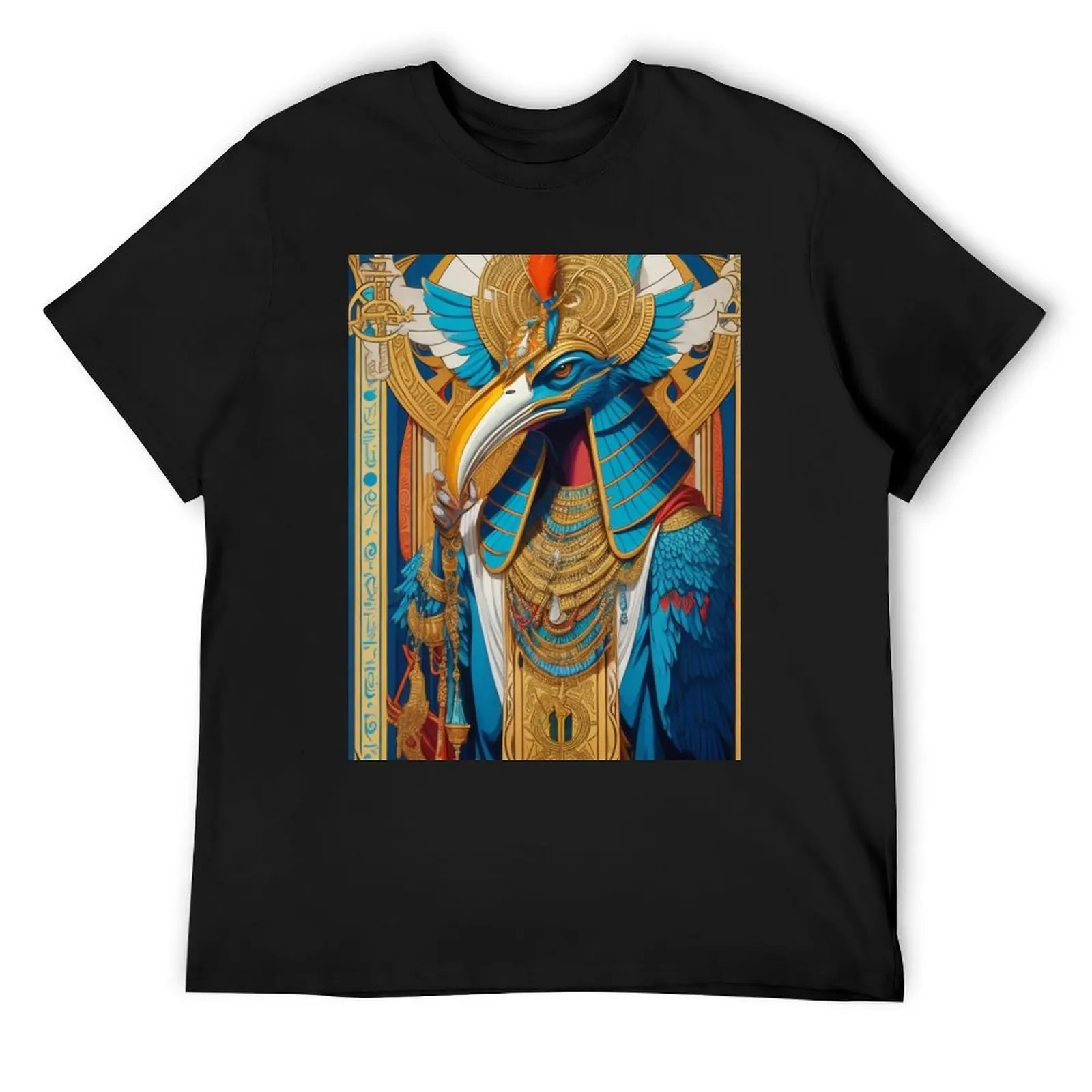Футболка Thoth 2 Египетский Бог магии и ног стиль Харадзюку высокое качество