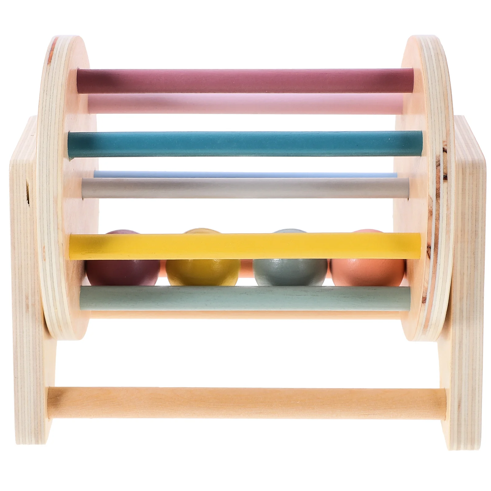

Montessori Drum Toy Textile Cognitive Kids Sensory Toys Sports Wood Plaything Wooden Baby