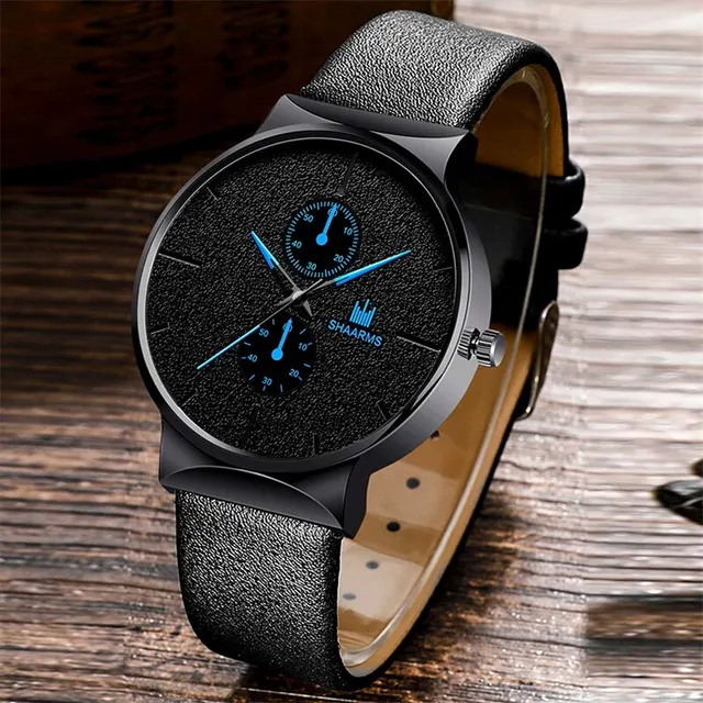 2pcs Set Fashion Mens Sports Watches Man Business Quartz Wristwatch Luxury Men Casual Clock Watch Relogio Masculino 3