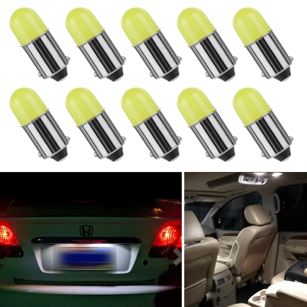 

10 шт., светодиодные лампы T4W H6W BA9S T11 Canbus