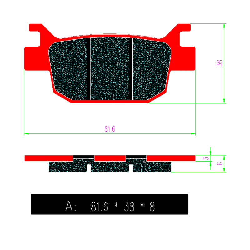 Высококачественные керамические передние и задние тормозные колодки для