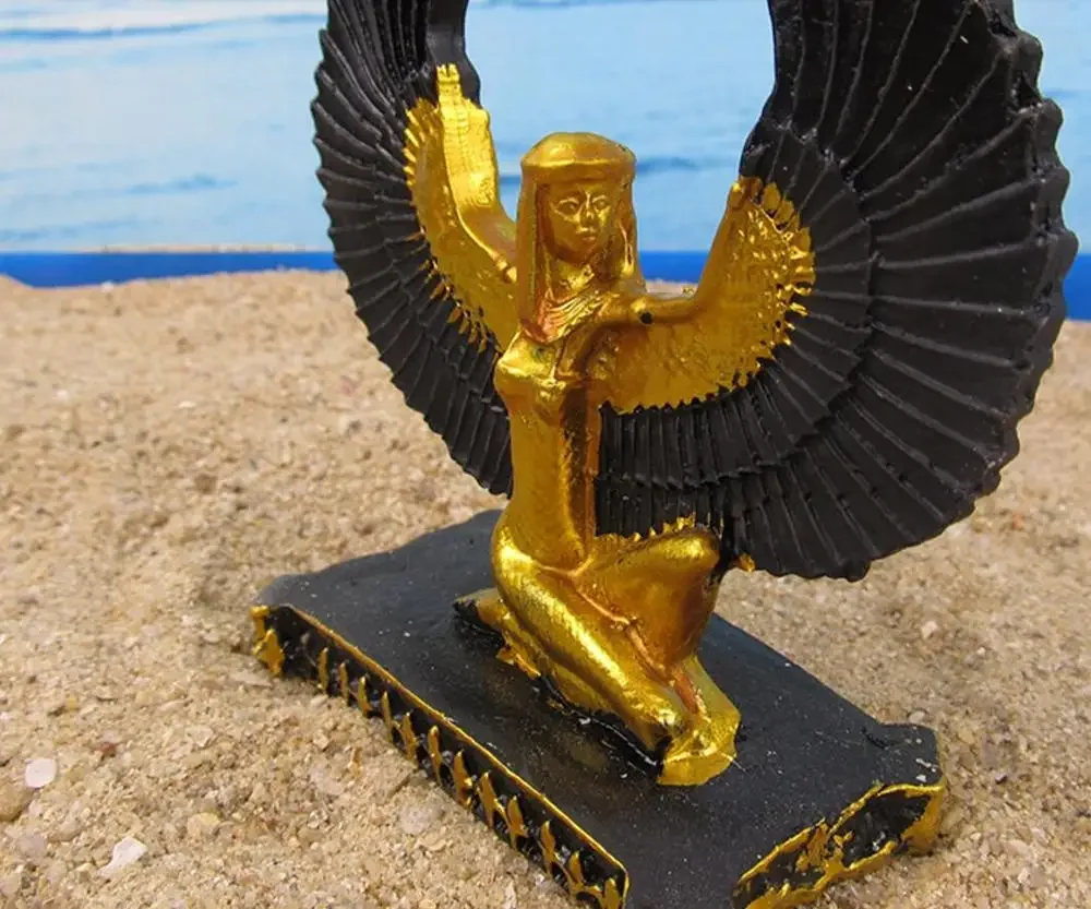 Медная статуя песочный стол аксессуары для песка животное ISIS орел король коробка