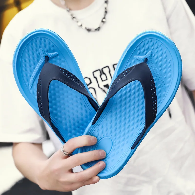 

Шлепанцы мужские из ЭВА, домашние сланцы, быстросохнущие, для ванной, пляжная обувь, летние тапочки, большие размеры