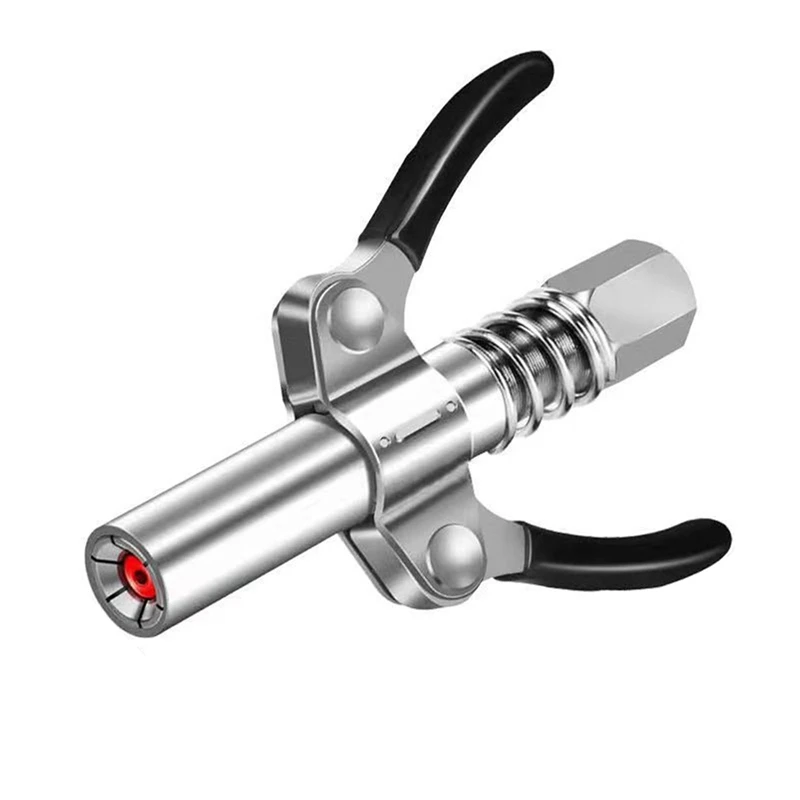 

ABHG Grease Coupler Gear Grease Nozzle Heavy-Duty Quick Release Grease Coupler 10000PSI Two Press Accessories