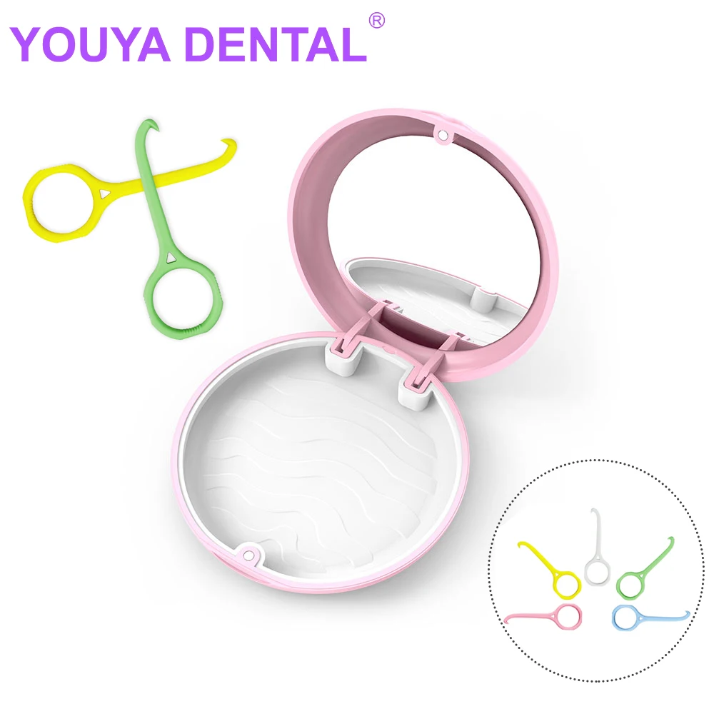 

Держатель для зубных протезов, зеркальный чехол для хранения