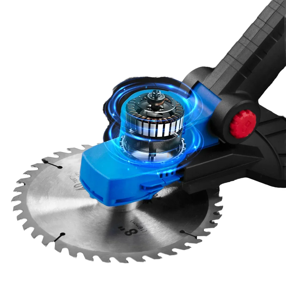 Самая продаваемая портативная электрическая синяя газонокосилка ручная с