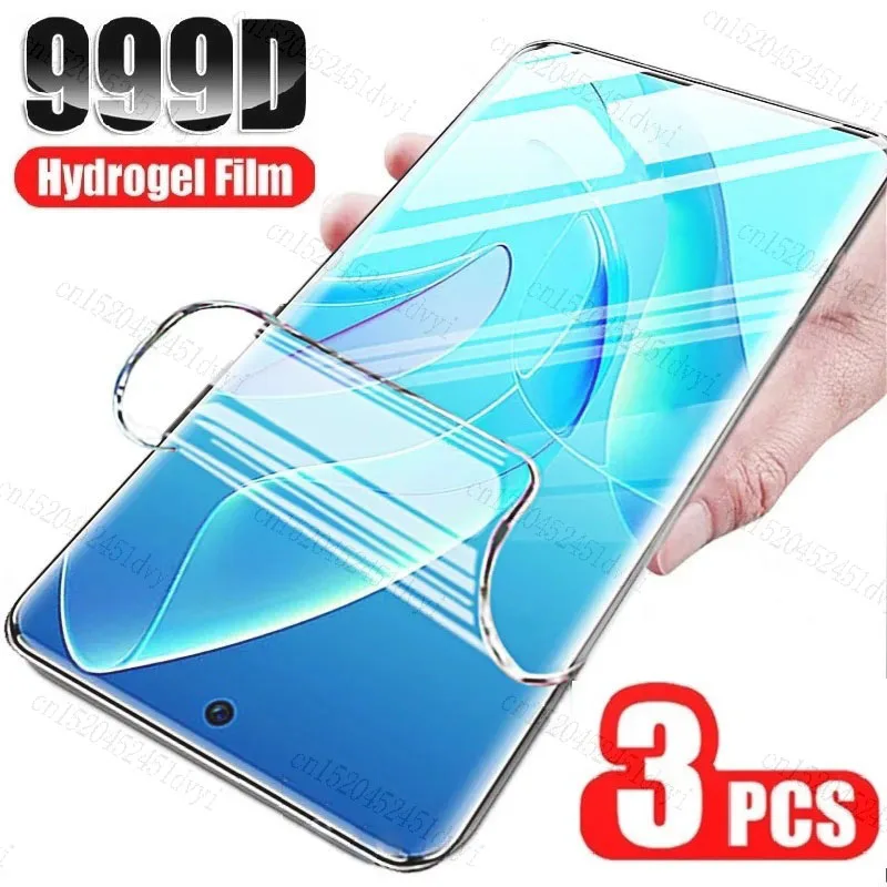 Гидрогелевая пленка для Honor 90 Lite Play 40 70 7T Pro X50i X6 5G X6a X7a Plus X8a 4G X5 X6s X7 X8 X9, Защитная пленка для экрана, 3 шт.