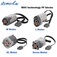 high tech power function extension mlxlsever motor is compatible with legoeds power group moc technology pf blocks