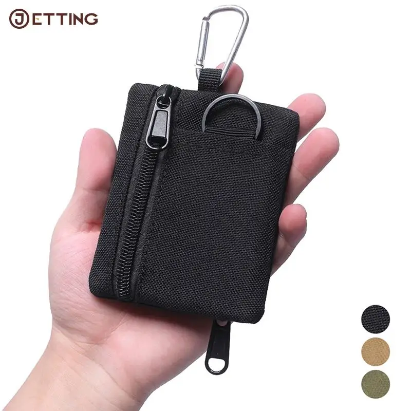 

1PC Tactical Wallet EDC Molle Pouch Portable Key Card Case Outdoor Sports Coin Purse Hunting Bag Zipper Pack Multifunctional Bag