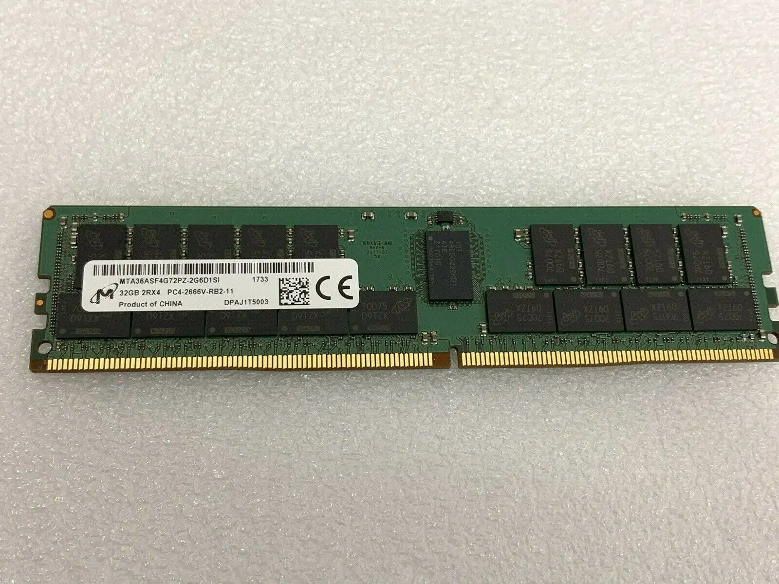 

32G DDR4 2666 2933Y ECC REG memory