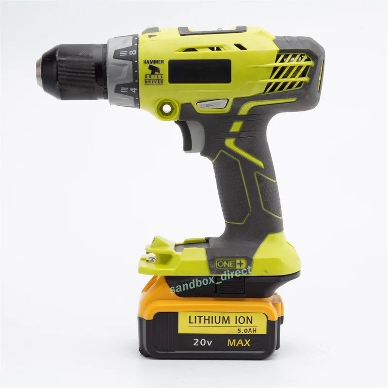 

Adptor for Dewalt 18V Battery Adapter to Ryobi 18v li-ion&Nickel Battery Tool Accessory With USB Port (Batteries not included)