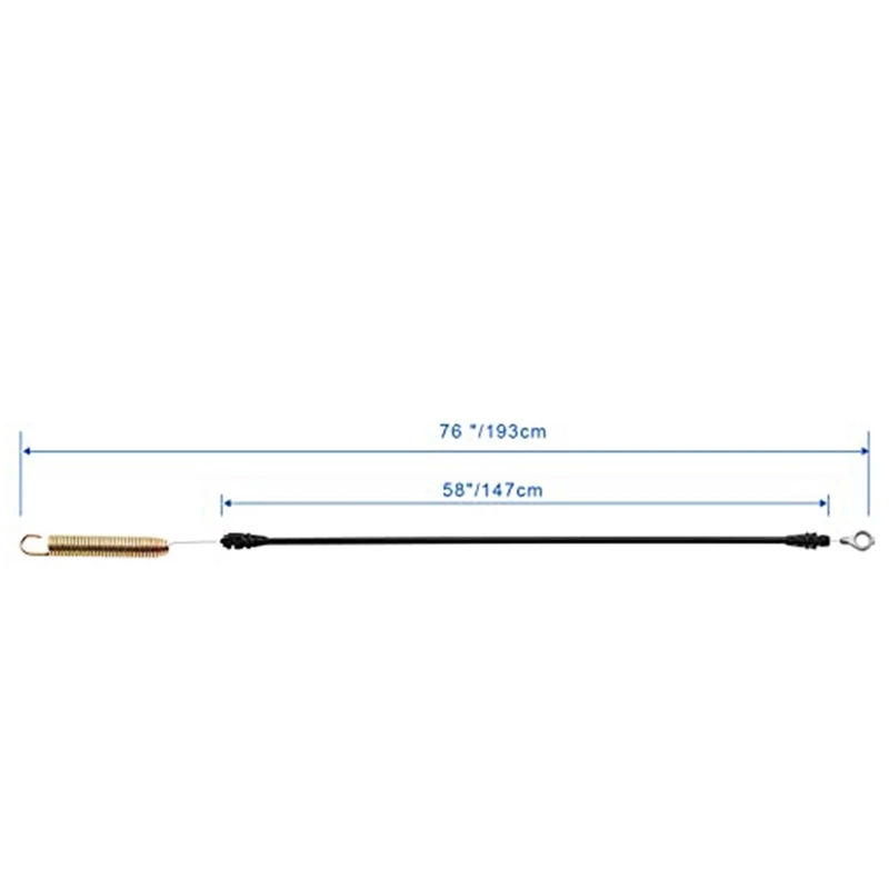 Металлический кабель управления сцеплением палубы GY21106 GY20156 для серии John Deere 100 и