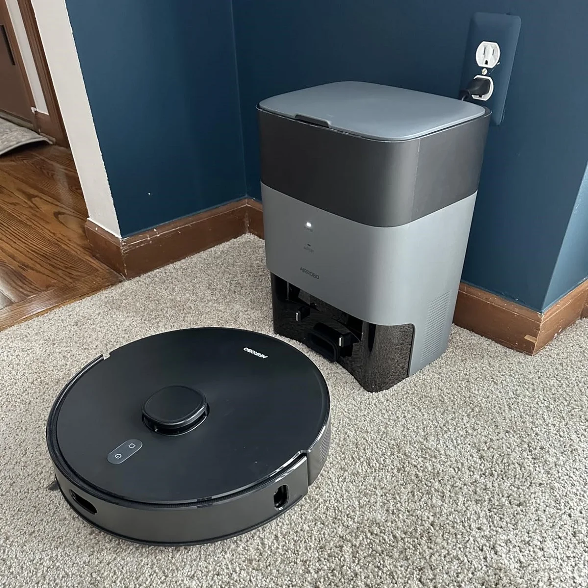 AIRROBO USA DE Ship Самоочищающийся 60-дневный очиститель для воды Smart APP Беспроводное